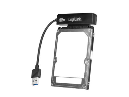 LogiLink USB 3.0 - adaptateur SATA avec pochette de