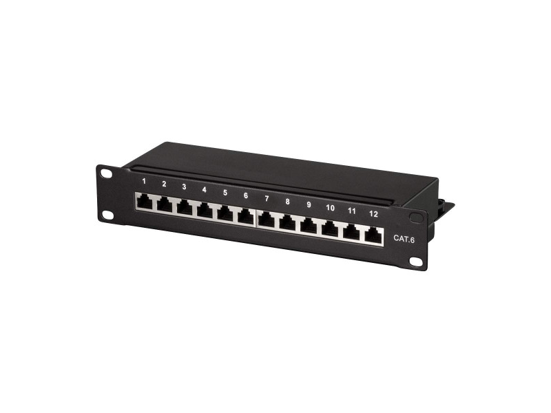 Logilink Panneau de brassage 10' cat. 6, blindé, 12 ports