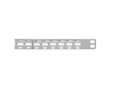 LogiLink panneau de brassage modulaire.6A, 24 ports, gris