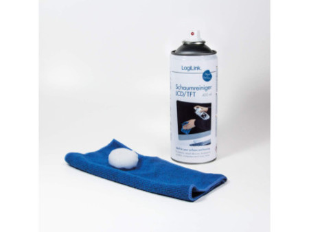 LogiLink Nettoyant d'écran, spray de 400 ml
