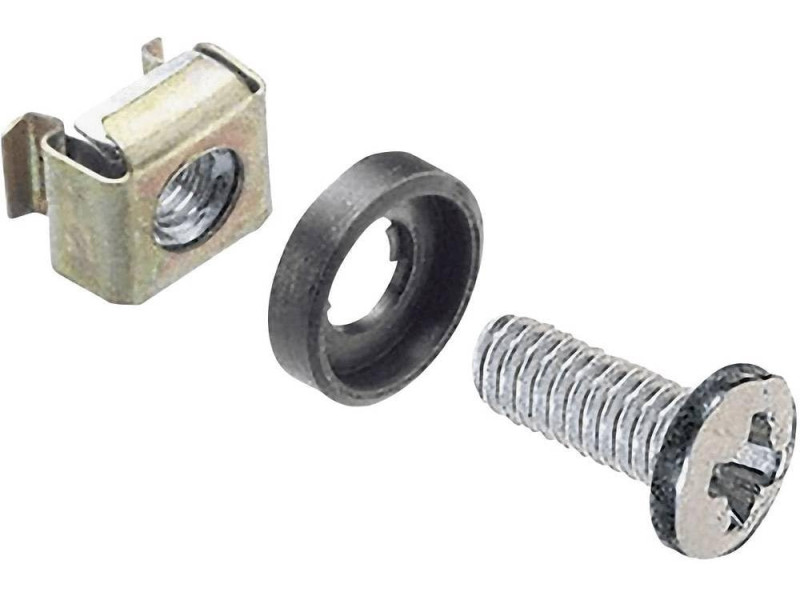 LogiLink Jeu de vis M6 pour composants 19', 20 pièces