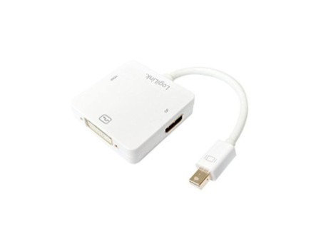 LogiLink Adaptateur mini DisplayPort mâle - DVI femelle +