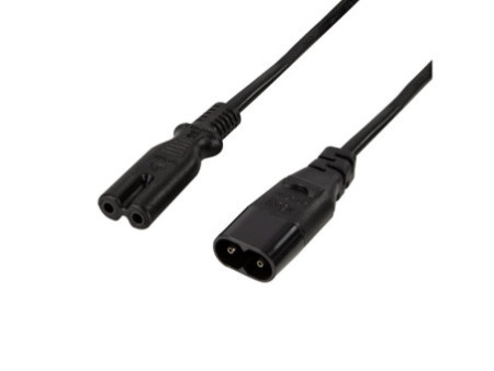 LogiLink Câble de rallonge à 3 broches, C8 - C7, 2,0 m