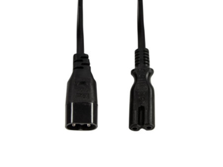 LogiLink Câble de rallonge à 3 broches, C8 - C7, 2,0 m
