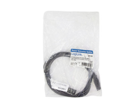 LogiLink Câble de rallonge à 3 broches, C8 - C7, 2,0 m