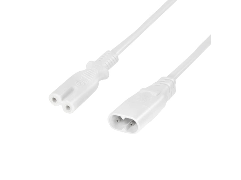 LogiLink Câble de rallonge à 3 broches, C8 - C7, 2,0 m