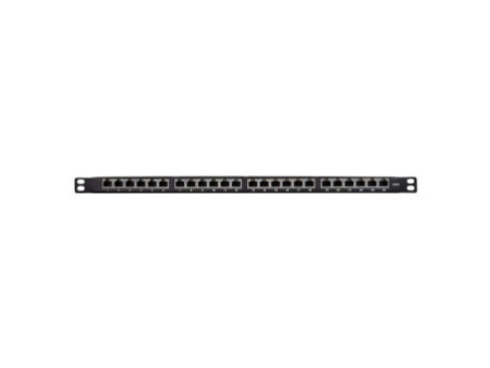 LogiLink panneau de brassage 19' cat.6, 24 ports, noir,