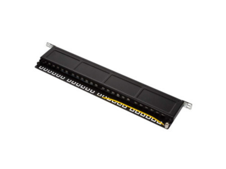 LogiLink panneau de brassage 19' cat.6, 24 ports, noir,