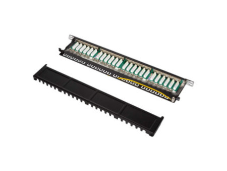 LogiLink panneau de brassage 19' cat.6, 24 ports, noir,