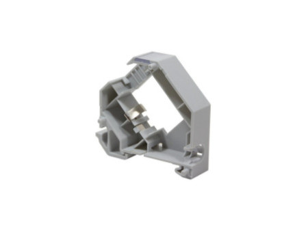 LogiLink Adaptateur rail DIN pour un module keystone, gris