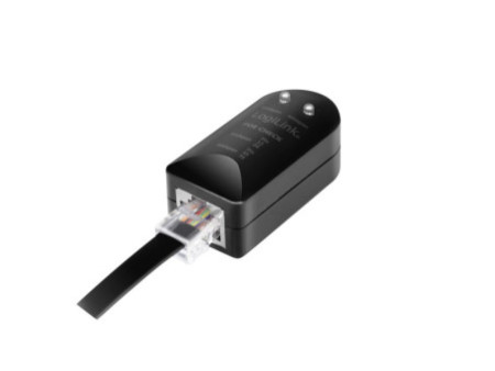LogiLink PoE Finder, RJ45 mâle & RJ45 femelle, noir