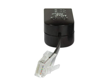 LogiLink PoE Finder, RJ45 mâle & RJ45 femelle, noir