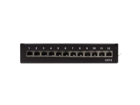 LogiLink Panneau de brassage de bureau Cat.6, blindé,