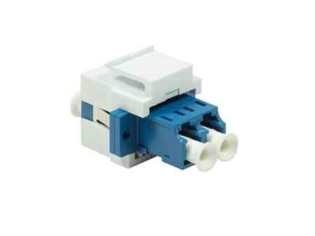 LogiLink Fiche femelle à fibres optiques, 2x LC-Duplex