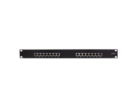 LoogiLink panneau de brassage 19'cat.6 Econline, 16 ports,