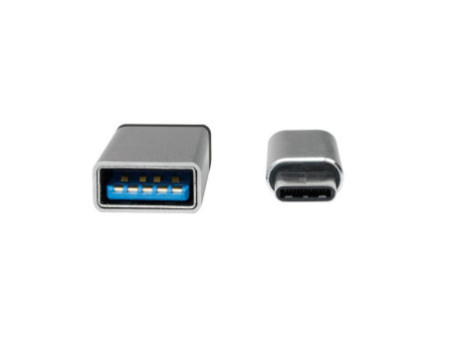 LogiLink kit d'adaptateur USB-C, 2 pièces, argent