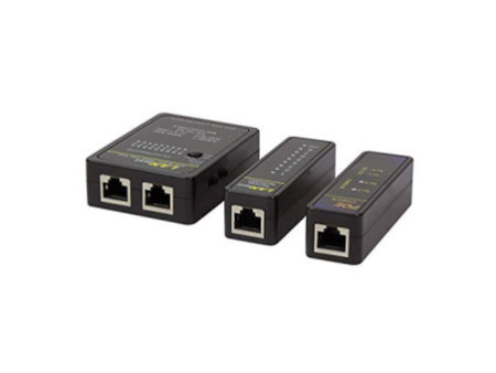 LogiLink testeur de câble réseau avec PoE Finder, noir