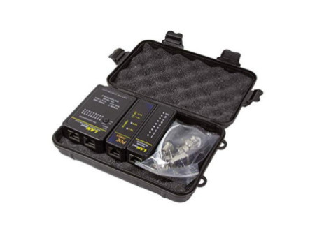 LogiLink testeur de câble réseau avec PoE Finder, noir