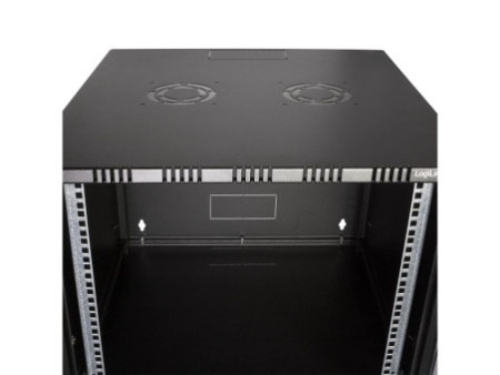 LogiLink Coffret mural 19', démonté, 15 U, noir