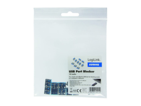 LogiLink Verrou de sécurité port USB, 10 verrous