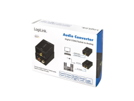 LogiLink Convertisseur audio, numérique vers analogique,
