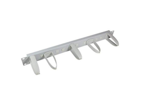 LogiLink Passe-câbles 19', 1 U, avec 5 crochets flexibles,