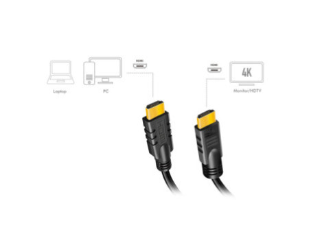 LogiLink Câble actif HDMI High Speed pour écran, 20,0 m