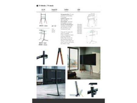 LogiLink Support mural pour TV, inclinable, pour 96,98 -