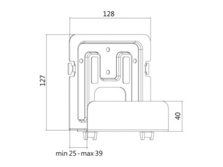 LogiLink Support mural universel, capacité de charge: 1 kg,