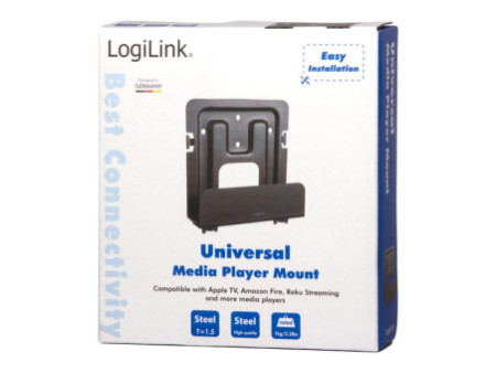 LogiLink Support mural universel, capacité de charge: 1 kg,