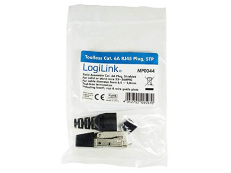 LogiLink Connecteur RJ45 cat.6A, T568A, blindé