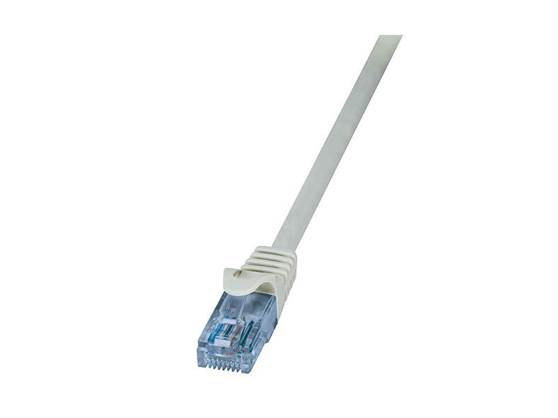 LogiLink Câble Patch EconLine, cat.6A, U/UTP, 7,5 m, gris