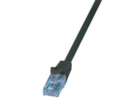 LogiLink Câble Patch EconLine, cat.6A, U/UTP, 3,0 m, noir