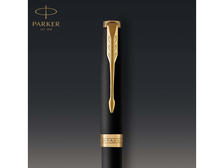 PARKER Stylo à bille SONNET Noir Mat G.T.