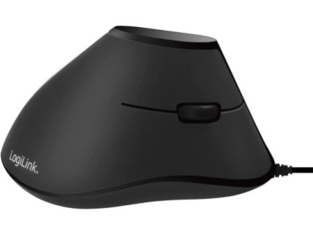 LogiLink Souris optique Ergonomic Vertical, avec fil