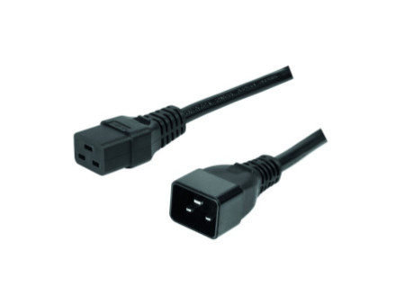 LogiLink Multiprise IP, 8 prises, 1 HE, noir