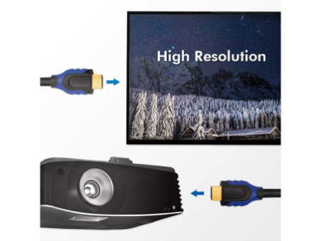 LogiLink Câble HDMI High Speed, fiche mâle HDMI - mâle, 2 m