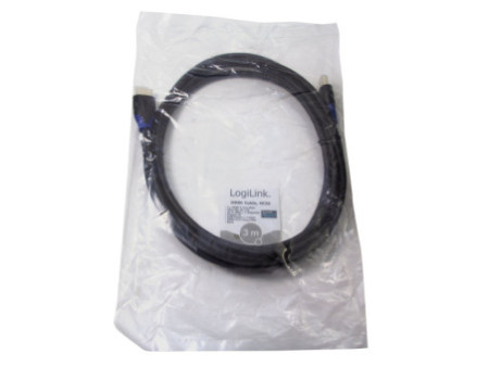 LogiLink Câble HDMI High Speed, fiche mâle HDMI - mâle, 3 m