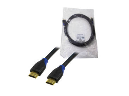 LogiLink Câble HDMI High Speed, fiche mâle HDMI - mâle, 3 m