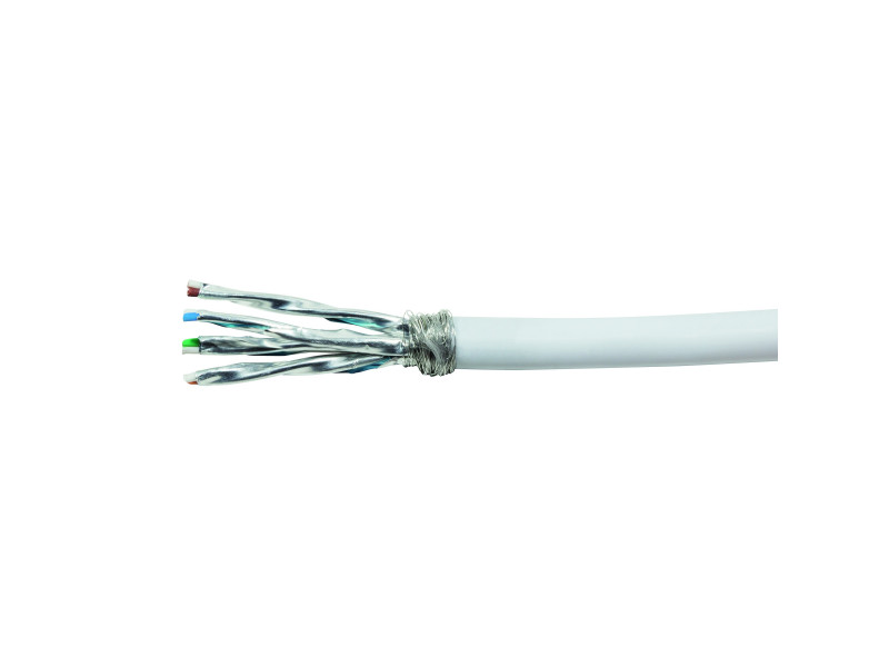 LogiLink Câble patch PrimeLine, Cat.7, S/FTP, 100 m, blanc