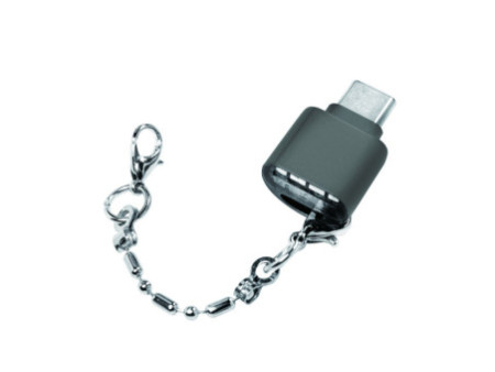 LogiLink Lecteur de cartes USB 2.0, porte-clé, noir