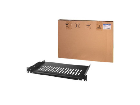 LogiLink Etagère 19', 1 U, montage fixe, (P)250 mm,