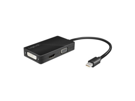 LogiLink Mini DisplayPort 4K vers adaptateur DVI/HDMI/VGA