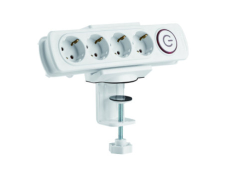 LogiLink Fixation pour multiprise, blanc