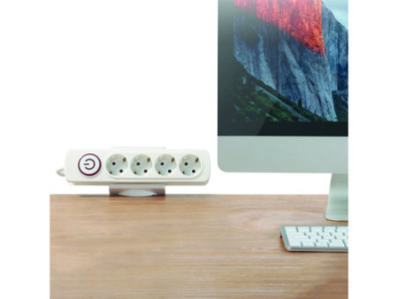 LogiLink Fixation pour multiprise, blanc