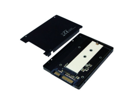 LogiLink Adaptateur M.2 SSD vers 2,5' SATA, noir