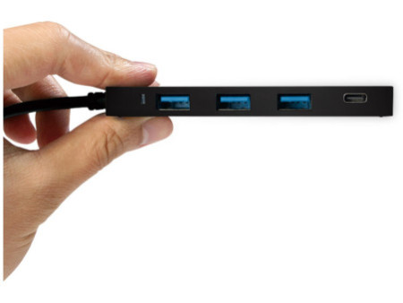 LogiLink Hub USB 3.0 plat avec connecteur USB-C 3.1 Gen1