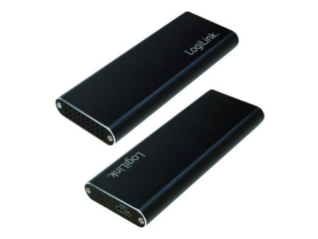 LogiLink Boîtier disque dur M.2 SATA, USB 3.1, noir