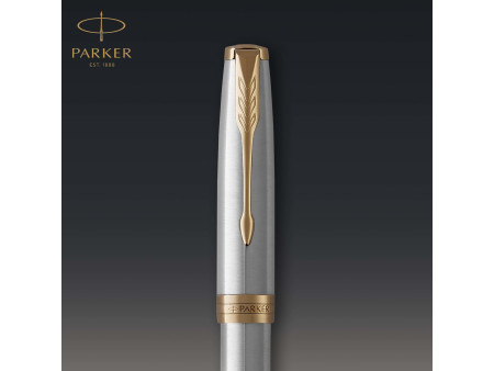 PARKER Stylo plume SONNET Acier G.T.
