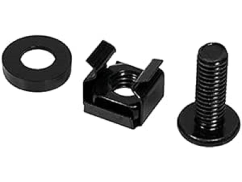 LogiLink Jeu de vis M6 pour composants 19', 50 pièces